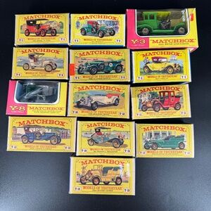 Lesney Matchbox Vintage 1960s Era Collectible Cars Set of 13